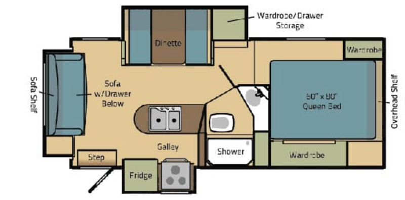 Eagle Cap 1165 Floor Plan
