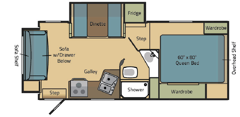 Eagle Cap Floor Plan 1160