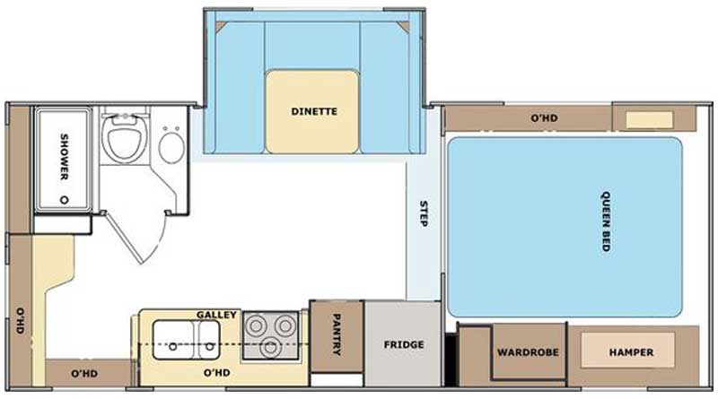 Lance 1191 Floor Plan