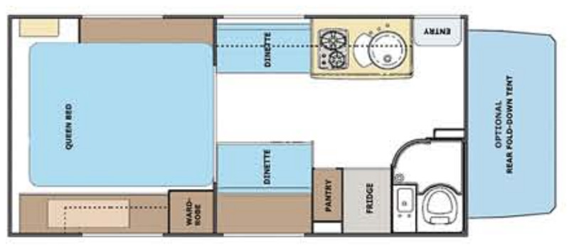 Lance 830 Floor Plan
