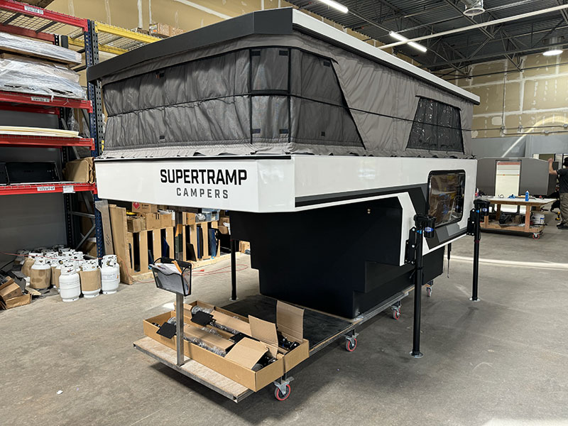 Supertramp Camper Flagship LT Exterior Front Drivers Three Quarters