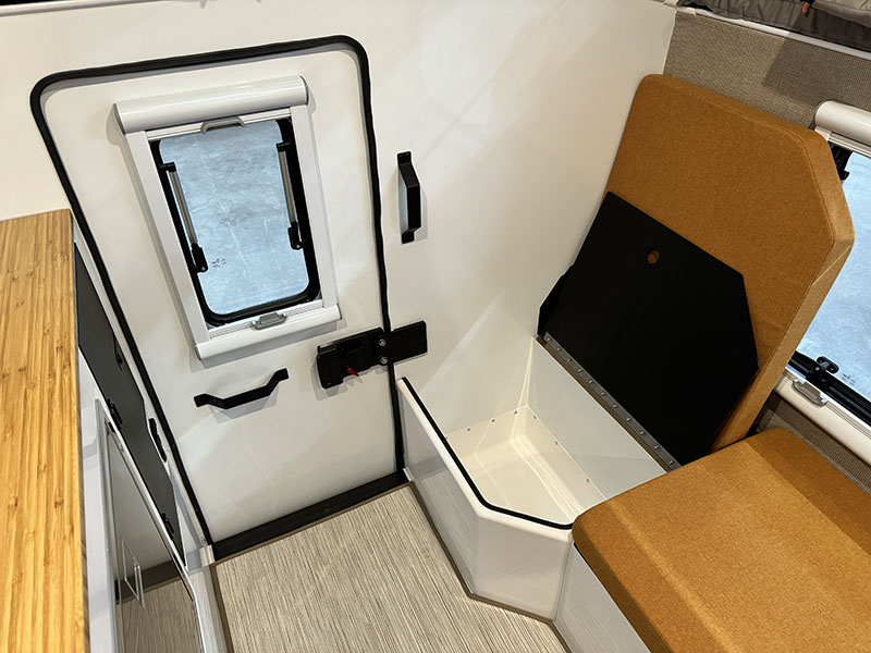 Supertramp Flagship LT Interior Dinette Rear Seat Open