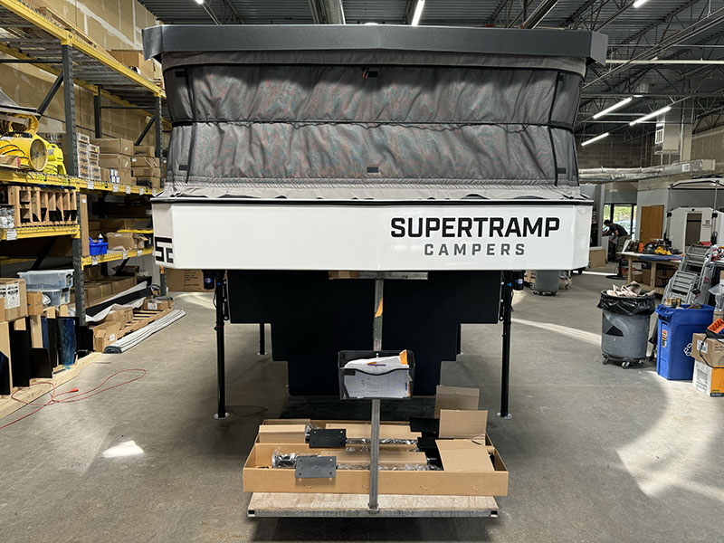 Supertramp Flagship LT Truck Camper Exterior Front Profile