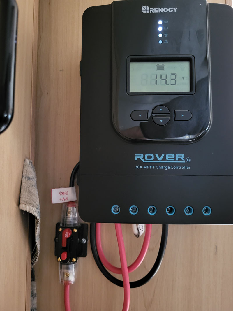 Electrical Mod Renogy Solar Controller With Line Breaker