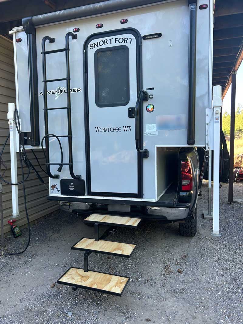 Hitch Receiver Boarding Step Added For Wife Boarding