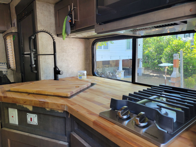Kitchen Makeover Host Camper 1