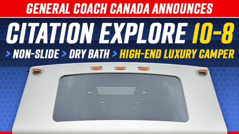 Citation Explore 10-8 Truck Camper Announcement