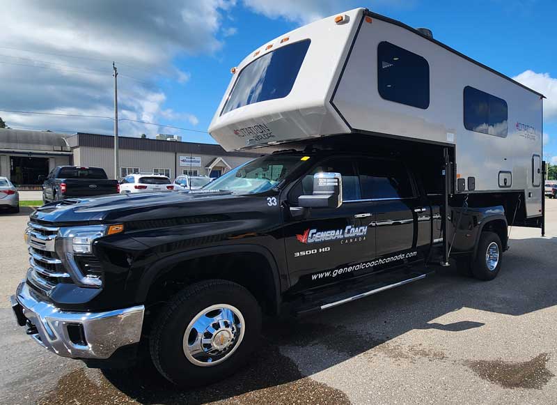 Citation Explore Camper On Chevy 3500 Dual Rear Wheel Truck