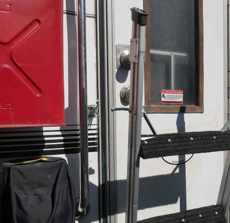 Truck Camper Ladder Fold Up 5