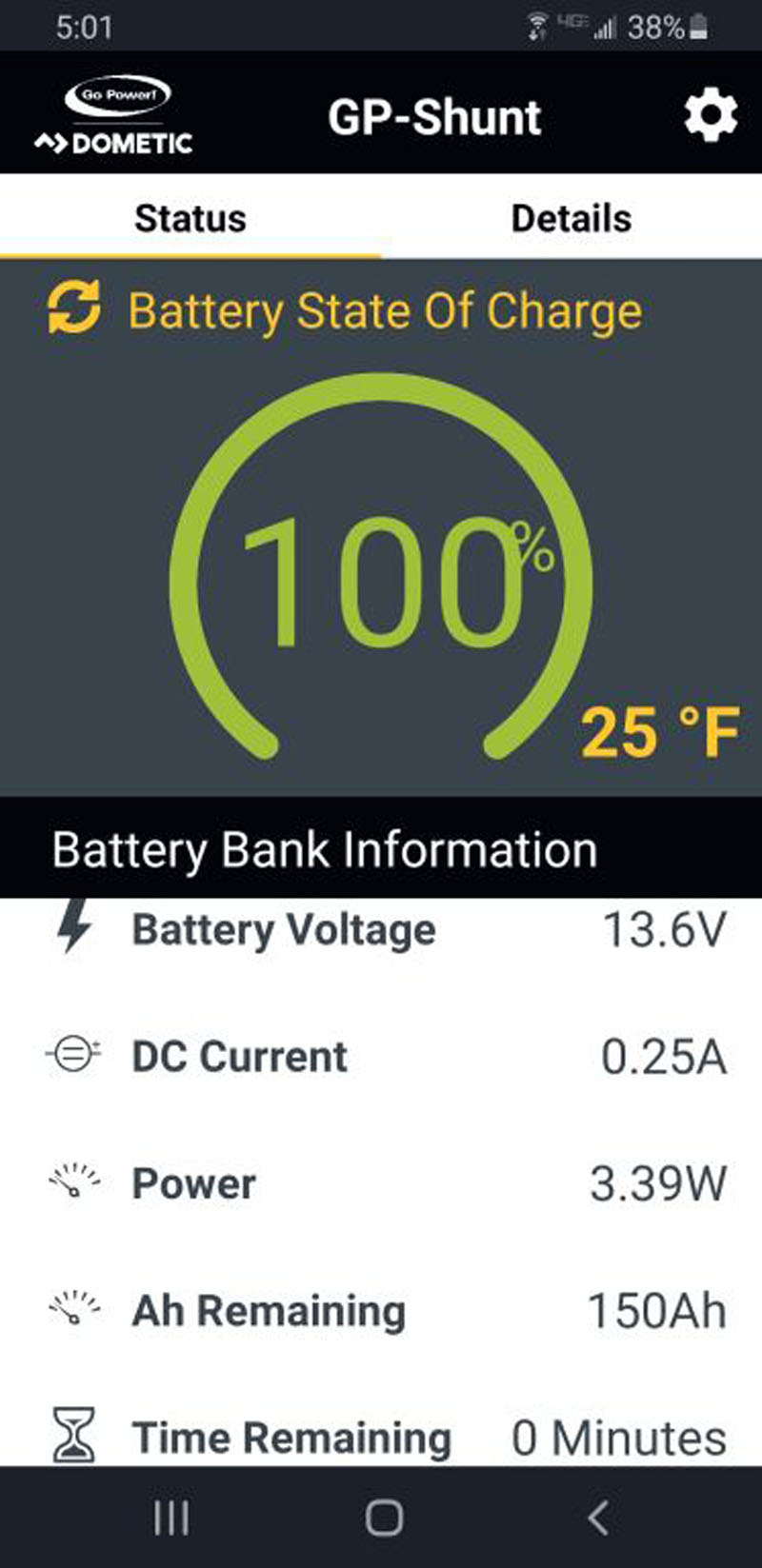 Go Power Screenshot Of App