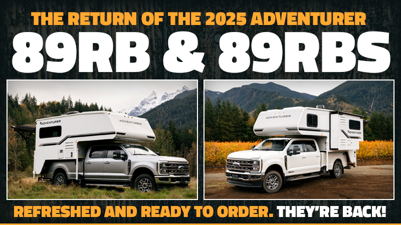 2025 Adventurer 89RB and 89RBS