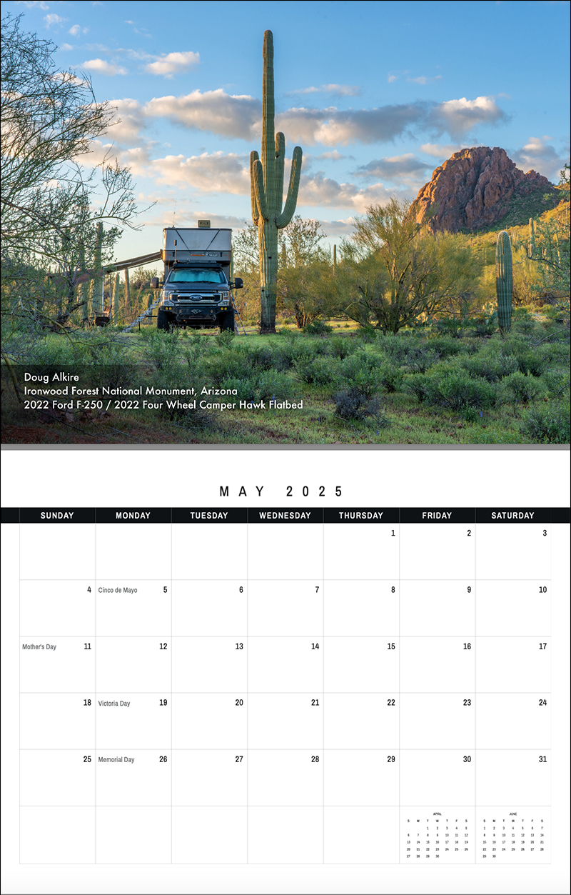 2025 Calendar 5 May 2025 Page