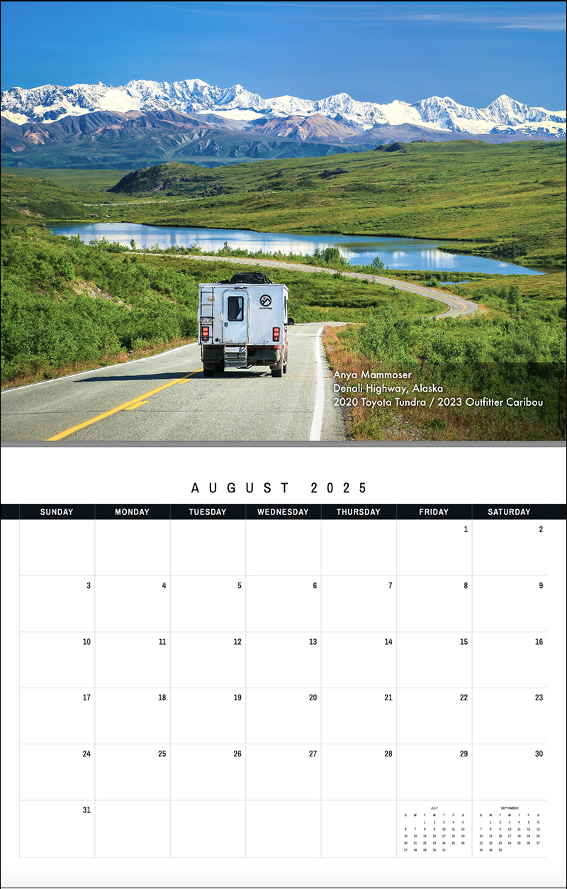 2025 Calendar 8 August Page