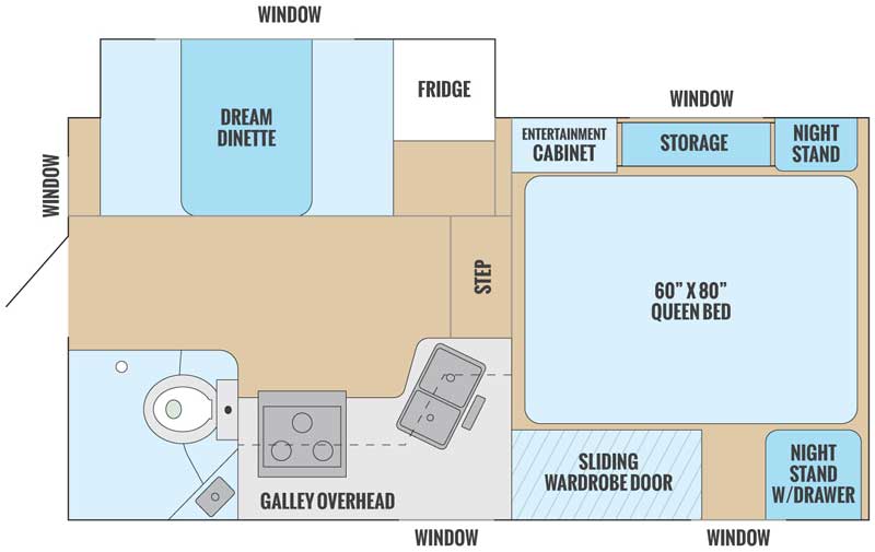 Adventurer 89RBS Floor Plan