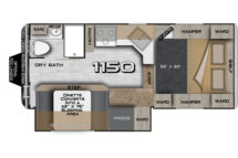 Arctic Fox 1150 DRY Floor Plan 2025