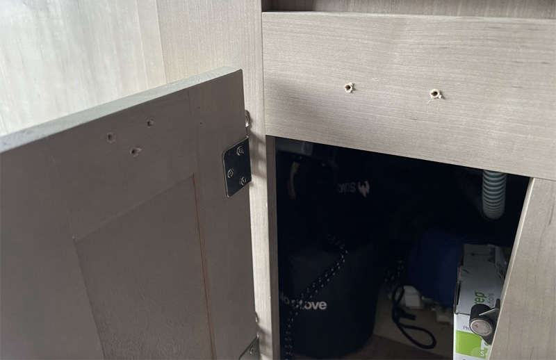Cabinet Storage Hack holes