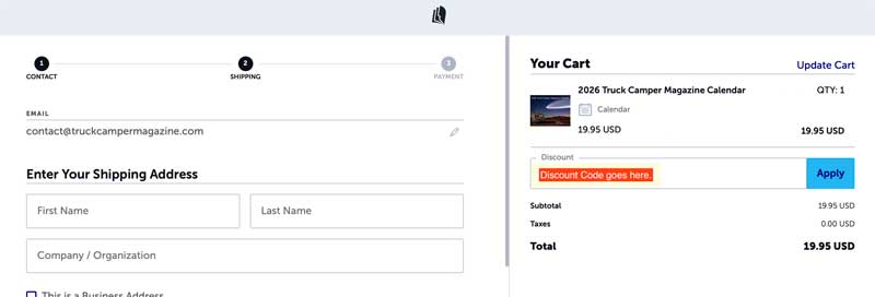 Discount Code Goes Here