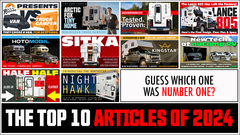 Top 10 Truck Camper Articles Of 2024