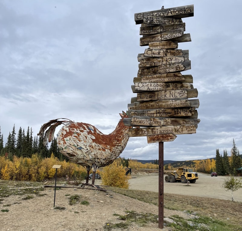 Chicken Alaska Signs