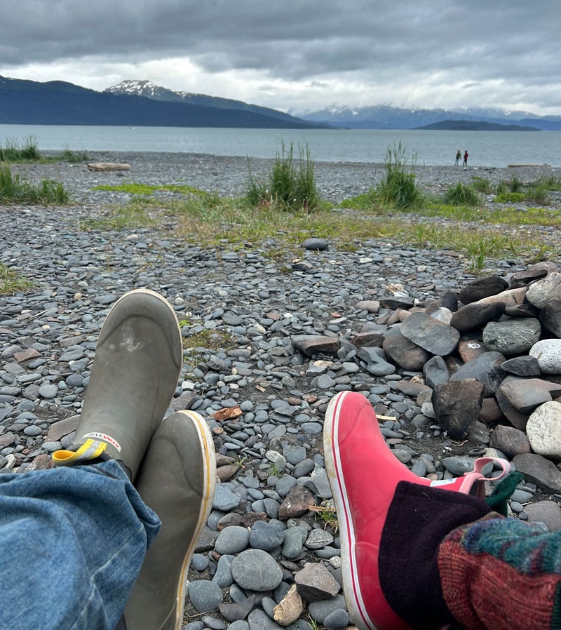 Chilling On Homer Spit