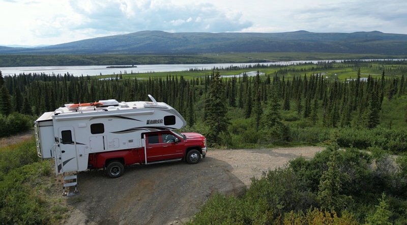 Denali Highway Just East Of Susitna River Bridge Alaska