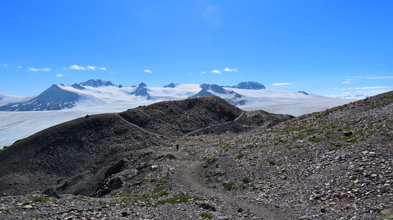 Top Of The Harding Ice Field Trail Exit Glacier