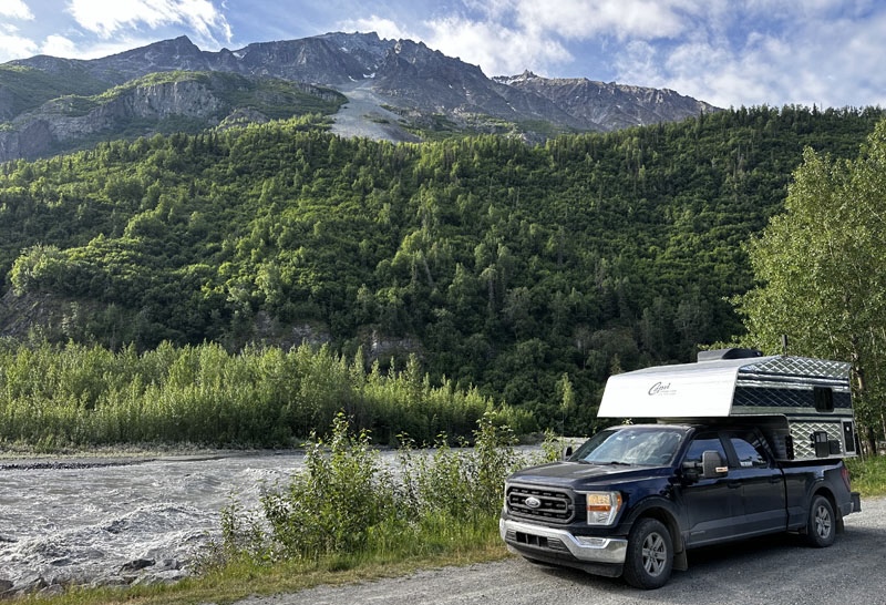 Overnighted At This Pull Off On The Glenn Hwy Next To The Matanuska River