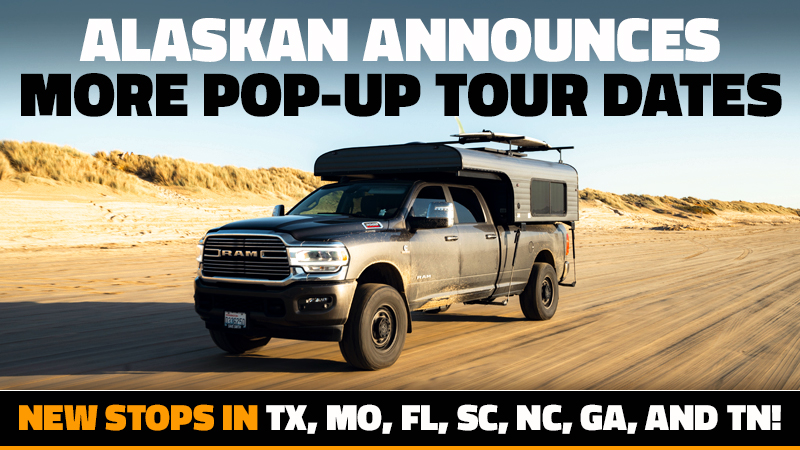 2025 Alaskan Pop-Up Tour Dates Added