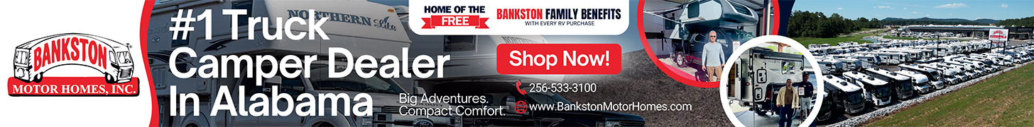 Bankston Motorhomes Sells Truck Campers