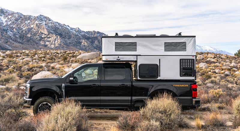 Four Wheel Camper CampOut And Ford F350 In Alabama Hills