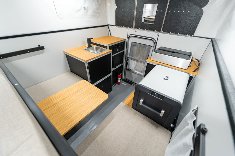 Four Wheel Full Sized 6 Foot CampOut Interior With All Modules