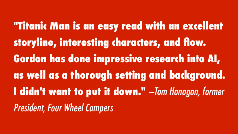 Tom Hanagan Titanic Man Blurb