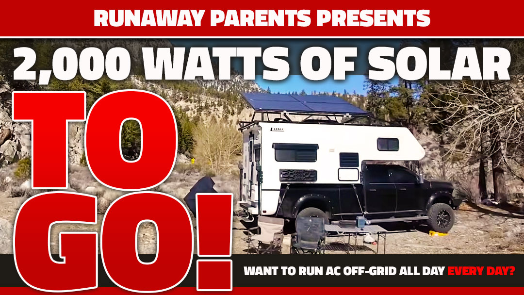 2000 Watts Of Solar To Go