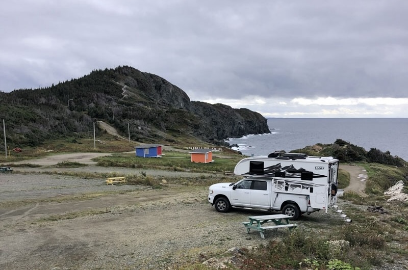 Abandonded Campground On Road To Crow Head Lighthouse Lance Camper