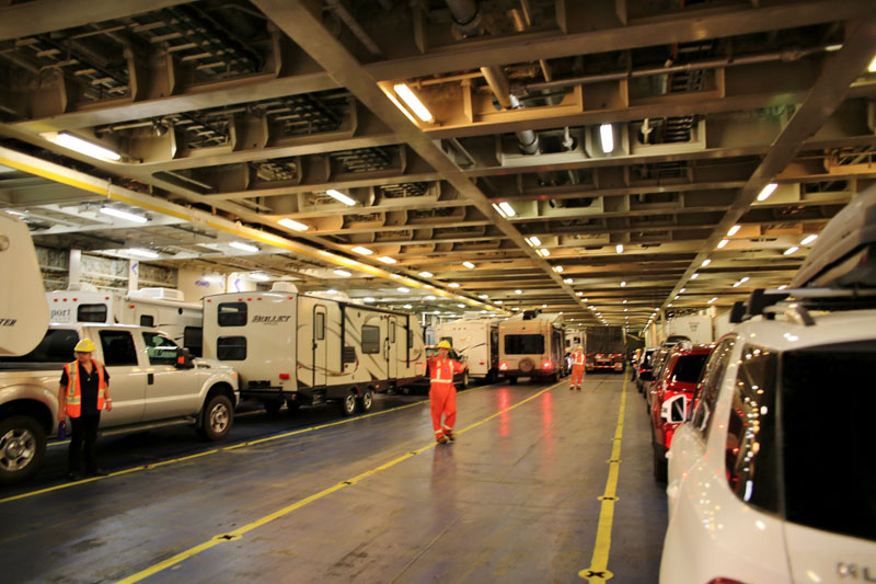 Inside Ferry Highlander Enroute To Newfoundland