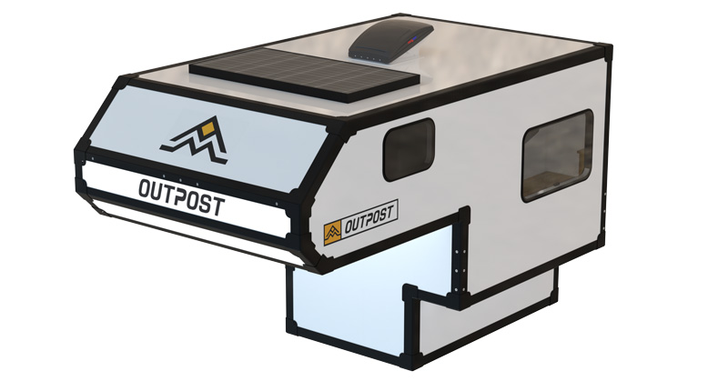 Outpost Camper 6.5 Front Left Exterior Rendering