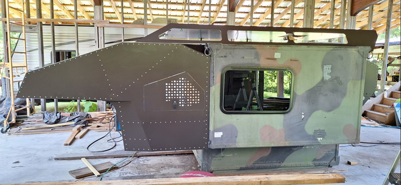 S 250 Communications Shelter Developing Overcab