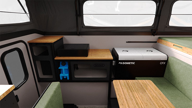 Scout Kenai Pop Up Interior Kitchen