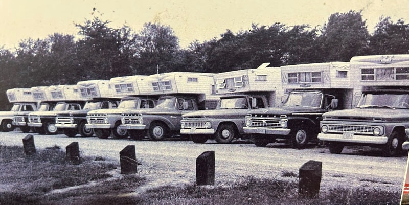 Dreamer Campers Lined Up