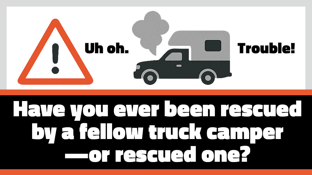 Rescued Truck Camper Question