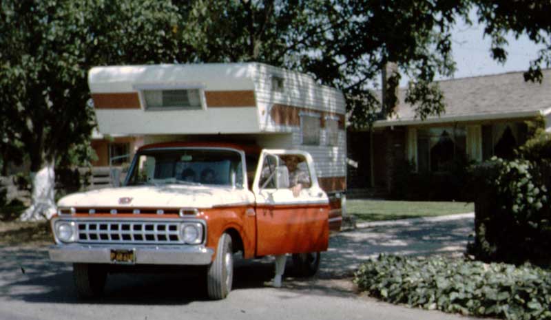 Borrowed A Pickup Camper From A Friend