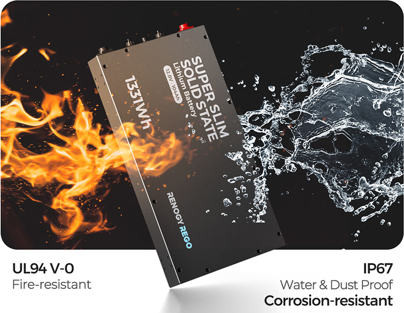 Renogy REGO Battery Fire Resistant