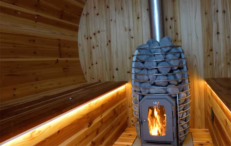 Sauna Camper Inside