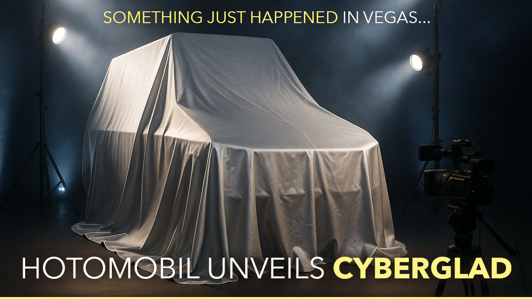 Hotomobil Cyberglad Truck Camper For Tesla Cybertruck