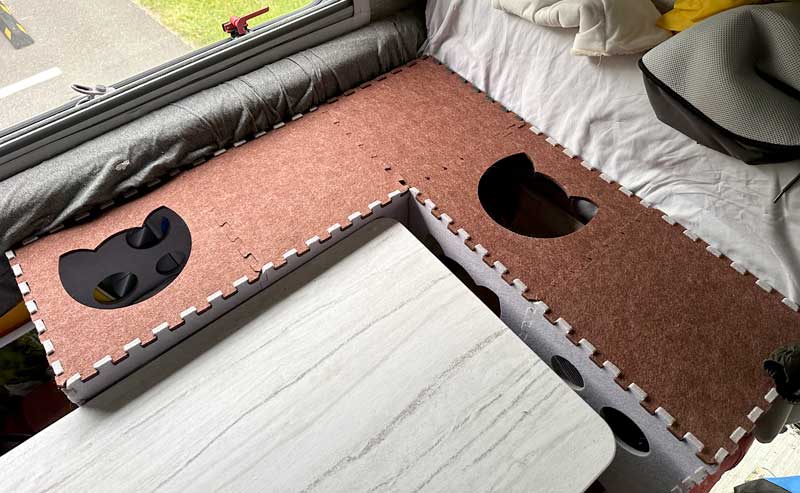 Cat Center The Bottom Piece In Place