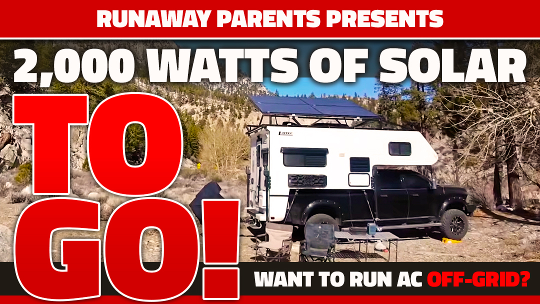 2000 Watts of Solar On A Truck Camper
