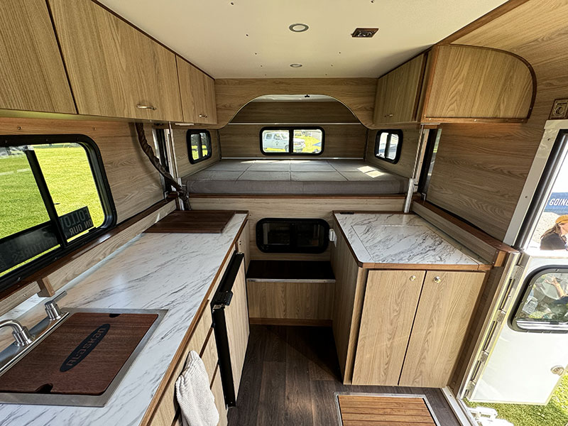 Alaskan 8 Foot Flatbed Interior Sitka