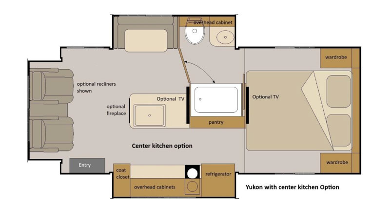 Center Kitchen Floorplans Host
