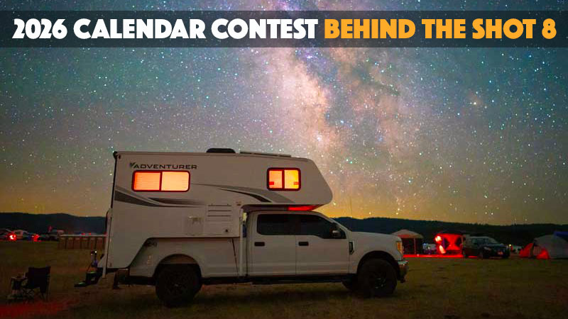 Truck Camper Calendar 2026 Behind Shot 8
