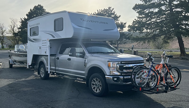 Adventurer Camper And Crestliner 1850 Superhawk Boat
